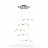 Large Seagull Chandelier – Ambient Illumination in Luxury Interior Setting View 20