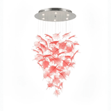 Multicolor Crystal Maple Chandelier – Ambient Illumination in Luxury Interior Setting View 19