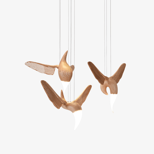 Avian Flight Curated Iron & Glass Chandelier – Iron & Glass Chandelier