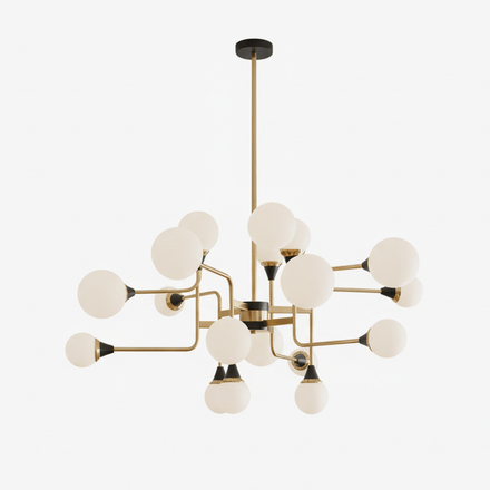 Modern Stilnovo Chandelier