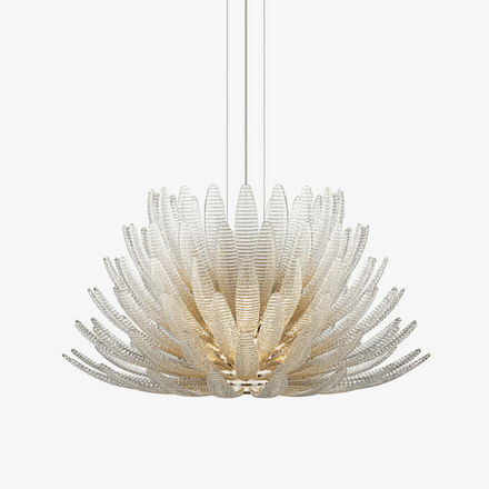 Aurelia Glass Petal Chandelier