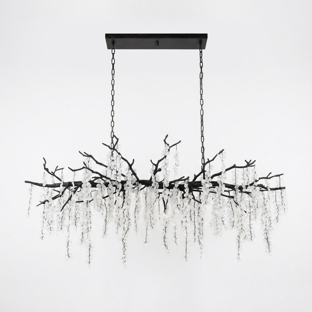 Shiro Noda Crystal Curated Mouth-Blown Frosted G – architectural ceiling profile #1 #2