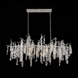 Shiro Noda Crystal Curated Mouth-Blown Frosted G – illuminated warm ambiance setting #1 #2