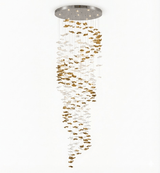 Tidal Stair Chandelier – Ambient Illumination in Luxury Interior Setting View 22