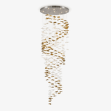 Tidal Stair Chandelier – Handcrafted Architectural Luxury Lighting Fixture