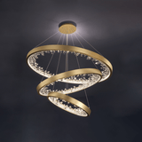 Luxury Circle Crystal Curated K9 Bohemian Crysta – 3- rings ∅ 15.7 + ∅ 23.6 + ∅ 31.5 finish configuration