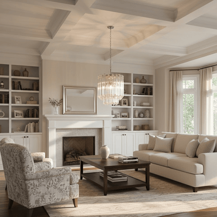 Transparant Glass Prism Chandelier