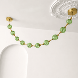 Strand Necklace Curated Optical Acrylic Chandeli – architectural ceiling profile #1