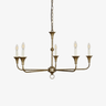 Elara Candle Curated Solid Brass Chandelier