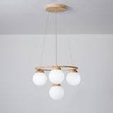 Miira Wood Chandelier – Ambient Illumination in Luxury Interior Setting View 16
