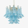 Azure Drift Glass Curated Mouth-Blown Frosted Gl
