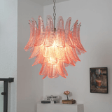 Petaline Prism Curated Mouth-Blown Frosted Glass – structural canopy joint detail