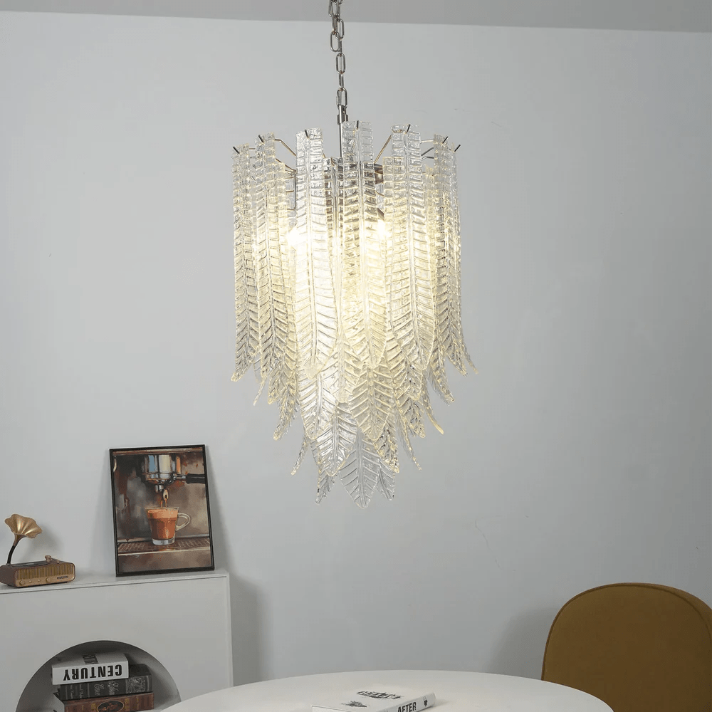 Silvae Veil Glass Curated Mouth-Blown Frosted Gl – dimensional scale reference