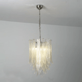 Silvae Veil Glass Curated Mouth-Blown Frosted Gl – illuminated warm ambiance setting