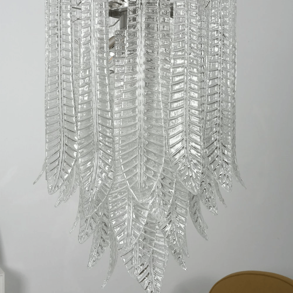Silvae Veil Glass Curated Mouth-Blown Frosted Gl – unlit natural material contrast