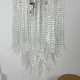 Silvae Veil Glass Curated Mouth-Blown Frosted Gl – unlit natural material contrast