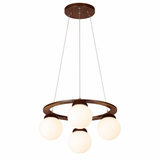 Miira Wood Chandelier – Ambient Illumination in Luxury Interior Setting View 17