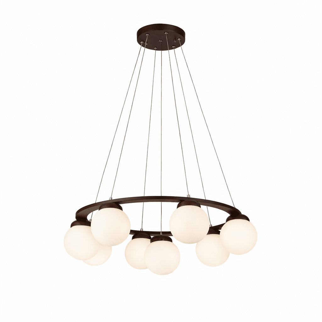 Miira Wood Chandelier – Ambient Illumination in Luxury Interior Setting View 20
