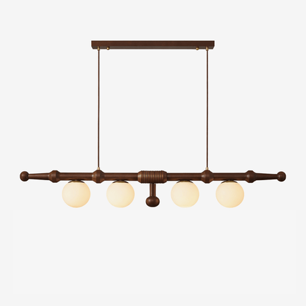 Elowen Rail Curated Mouth-Blown Frosted Glass Ch