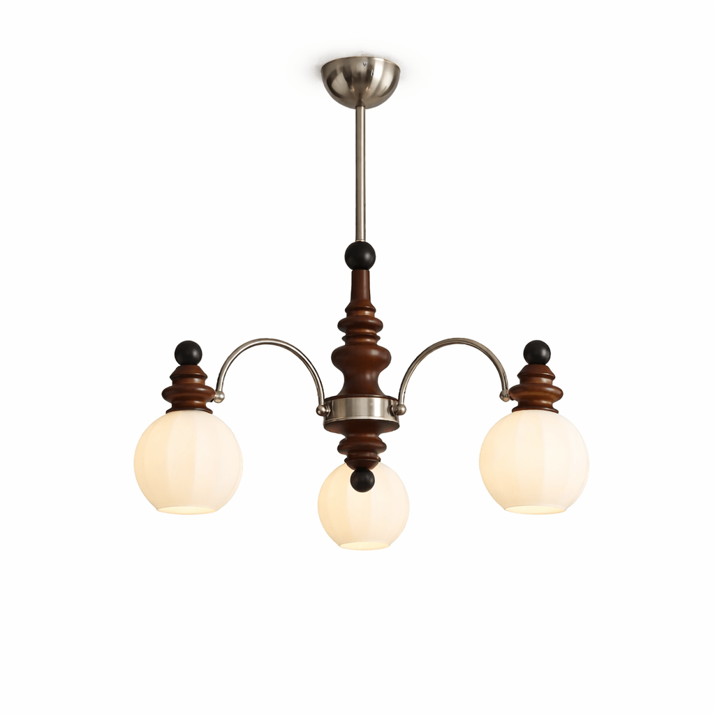 Marcellin Curated Mouth-Blown Frosted Glass Chan – 3-lights ∅ 29.5 x H 21.7 finish configuration