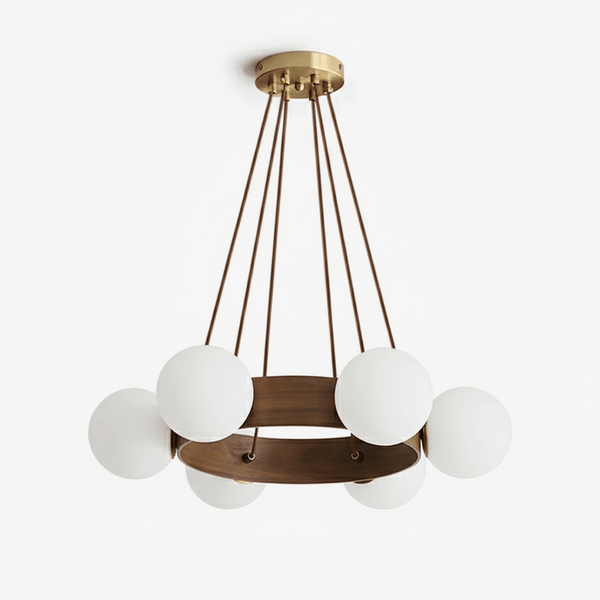 Solara Ring Curated Mouth-Blown Frosted Glass Ch