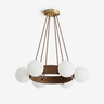 Solara Ring Curated Mouth-Blown Frosted Glass Ch