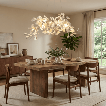 Modern Gingko Chandelier