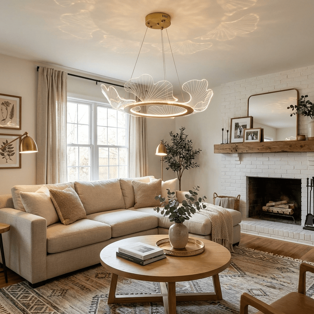 Sea Curated Iron & Glass Chandelier