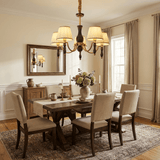 Majestic Veil Chandelier – Handcrafted Material Texture and Detail View
