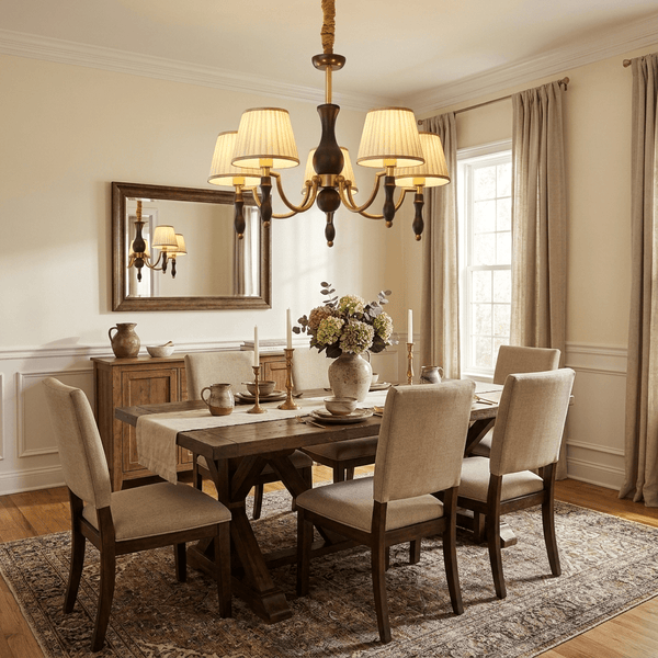 Majestic Veil Curated Solid Brass Chandelier
