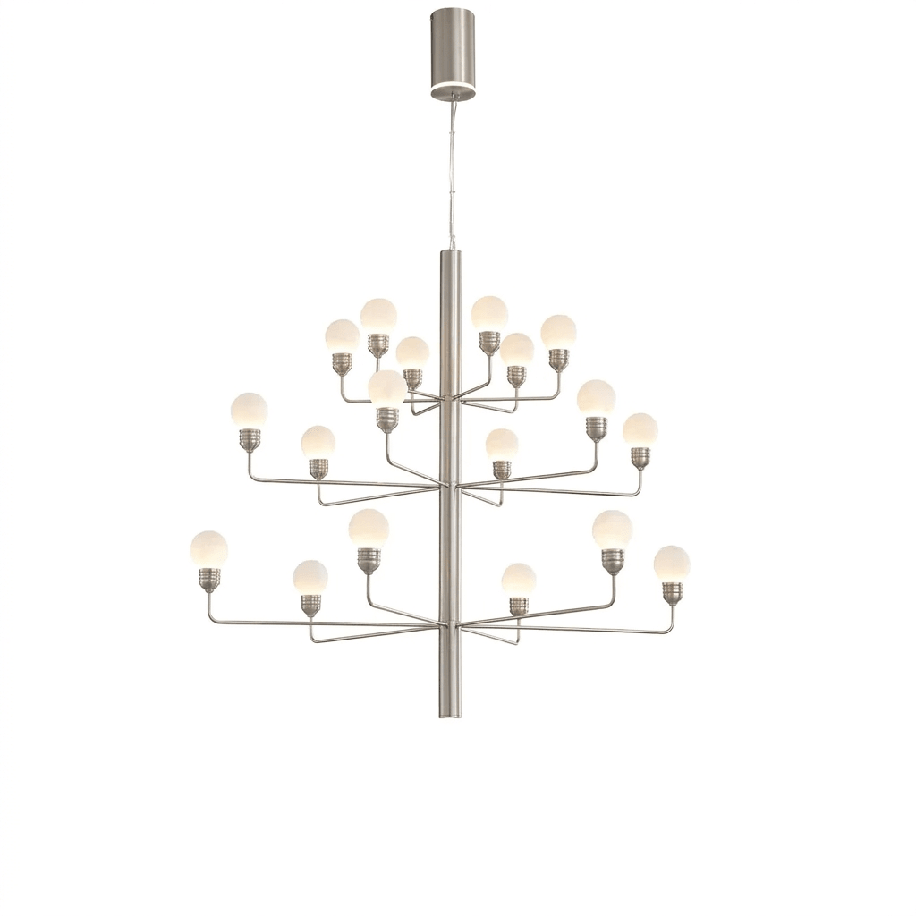 Raggiera Tiered Alabaster Globe Curated Alabaste – 18-light ∅ 27.6 x 21.7 finish configuration #1 #2
