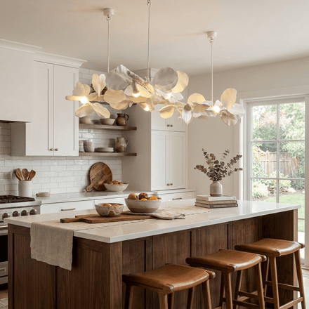 Blossom Branch Plaster Chandelier