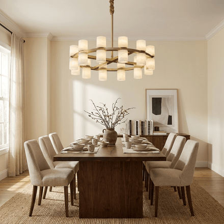 Tabitha Alabaster Chandelier