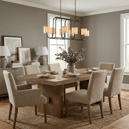 Elena Curated Solid Brass Chandelier