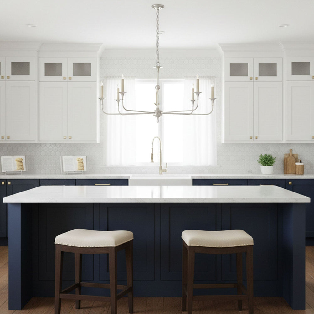 Elara Candle Curated Solid Brass Chandelier