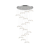 Large Seagull Chandelier – Ambient Illumination in Luxury Interior Setting View 33