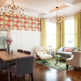 Tiered Branch Curated Solid Brass Chandelier – dimensional scale reference