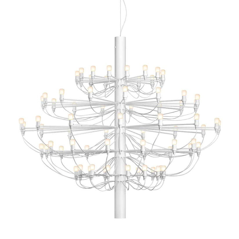 Tiered Branch Curated Solid Brass Chandelier – handcrafted surface texture #1