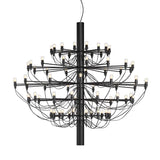 Tiered Branch Curated Solid Brass Chandelier – dimensional scale reference #1 #2