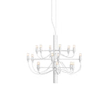 Tiered Branch Curated Solid Brass Chandelier – architectural ceiling profile #1
