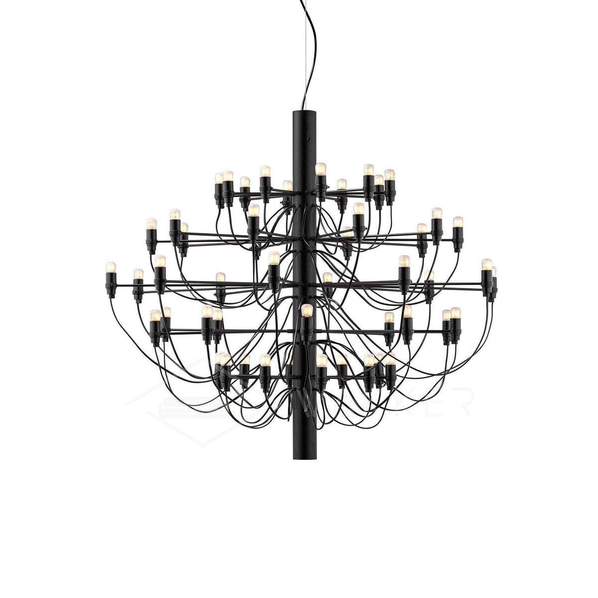 Tiered Branch Curated Solid Brass Chandelier – 18 heads: ∅ 26.8 x H 20.1  Dia 68cm x H  finish configuration
