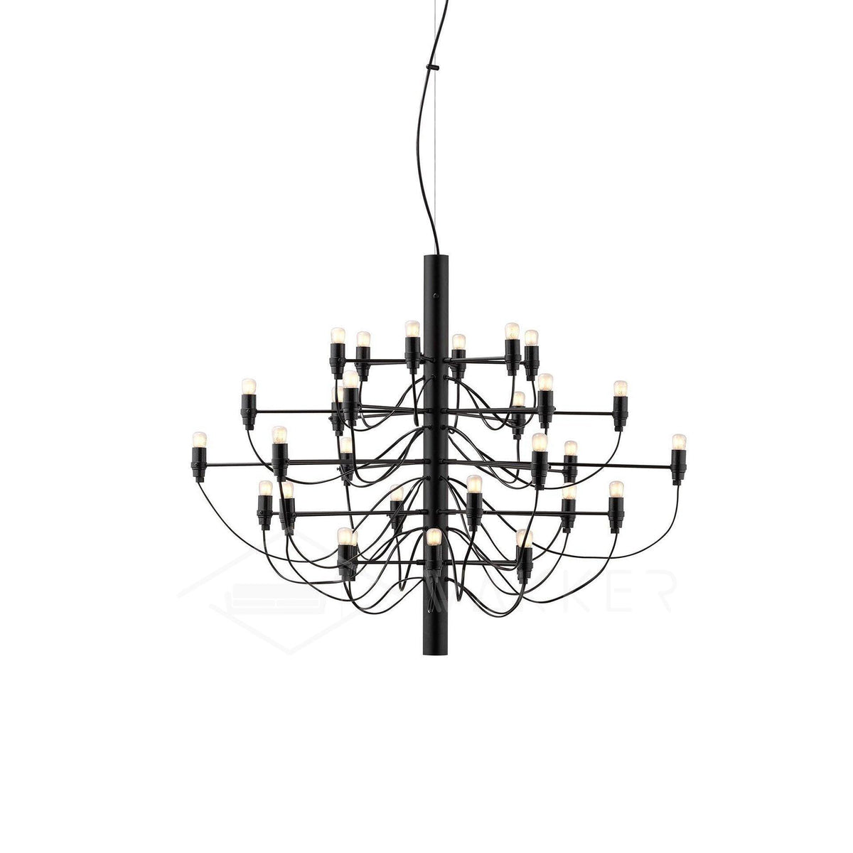 Tiered Branch Curated Solid Brass Chandelier – 30 heads: ∅ 34.6 x H 23.6  Dia 88cm x H  finish configuration #1