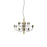 Tiered Branch Curated Solid Brass Chandelier – 30 heads: ∅ 34.6 x H 23.6  Dia 88cm x H  finish configuration