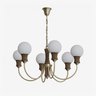 Valdora Globe Curated Mouth-Blown Frosted Glass
