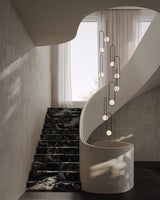 Mila Combination Chandelier – Ambient Illumination in Luxury Interior Setting View 15