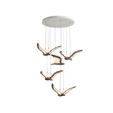 Modern Warbler Chandelier – Ambient Illumination in Luxury Interior Setting View 29