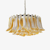 Petala Amber Art Glass Chandelier – Amber Art Glass Chandelier