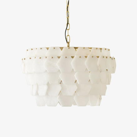 Hexa Cloud Alabaster Pendant Light