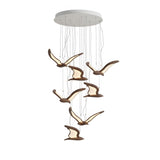 Modern Warbler Chandelier – Ambient Illumination in Luxury Interior Setting View 31