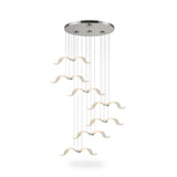 Large Seagull Chandelier – Ambient Illumination in Luxury Interior Setting View 23